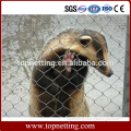 AISI 316 X-tend Knotted Rope Mesh/Zoo Animal Cage Mesh Netting